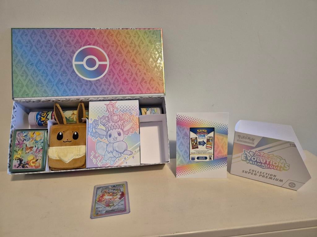 Prismatic Evolutions Premium-collectie (GEEN BOOSTER), Ophalen of Verzenden, Gebruikt, Booster