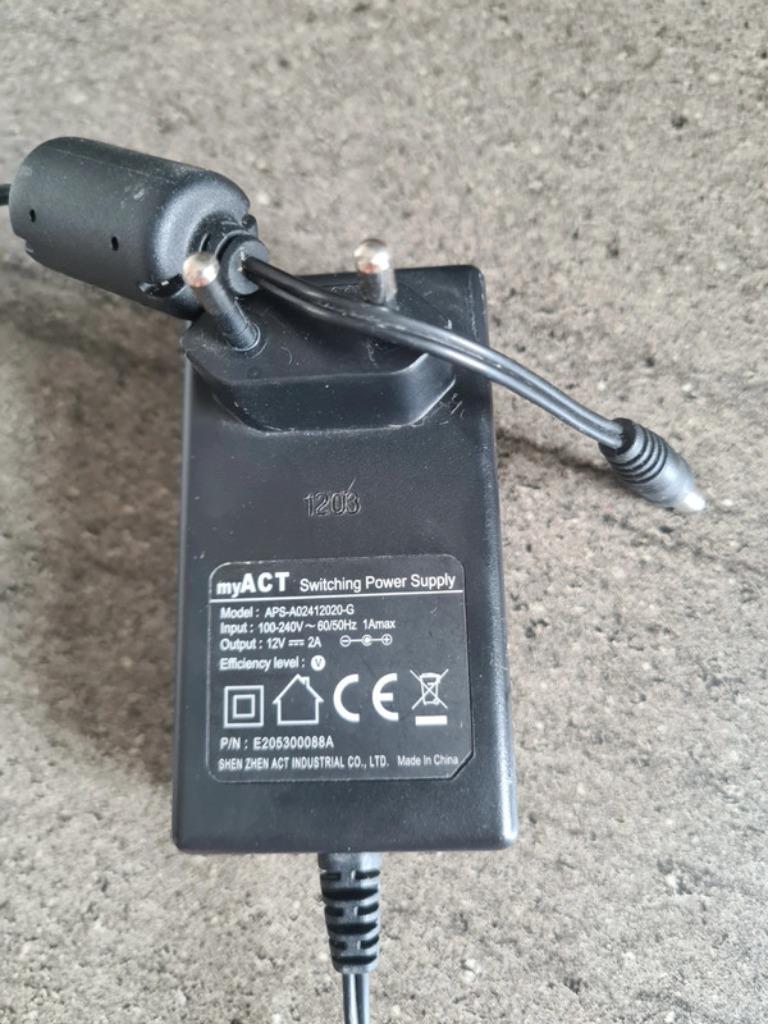 Chargeur myACT, Model APS 12v-2A., Ophalen of Verzenden, Zo goed als nieuw, My ACT