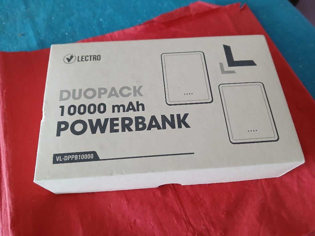 POWERBANK VOOR GSM (2), Telecommunicatie, Ophalen of Verzenden, Gebruikt, LECTRO