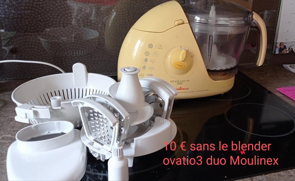 Robot multifonction (hacher râper mélanger presse agrumes), Enlèvement