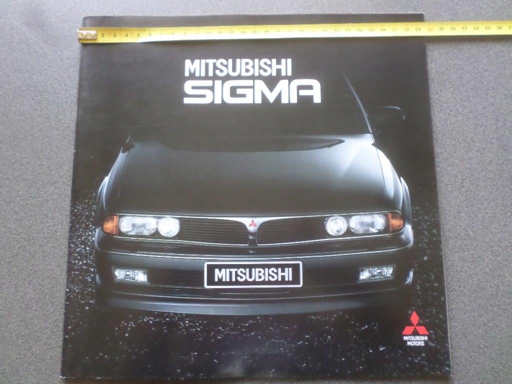 Brochure grand format Mitsubishi Sigma, Enlèvement ou Envoi, Mitsubishi