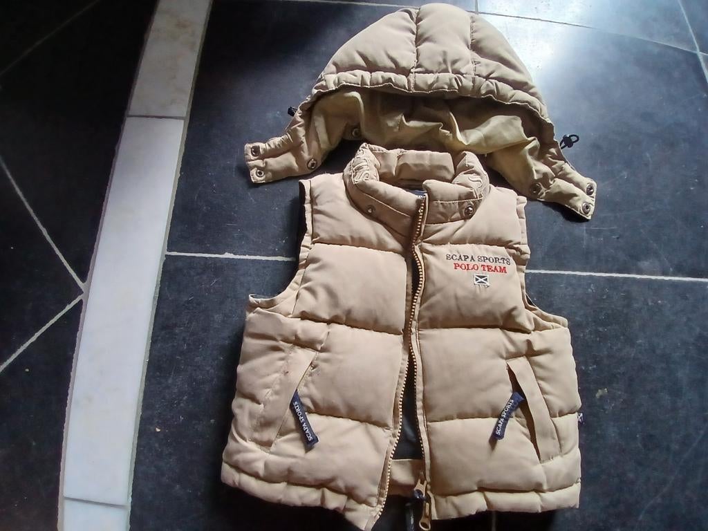 Doudoune sans manches + capuche SCAPA - 18M, Envoi, SCAPA, Garçon ou Fille, Manteau