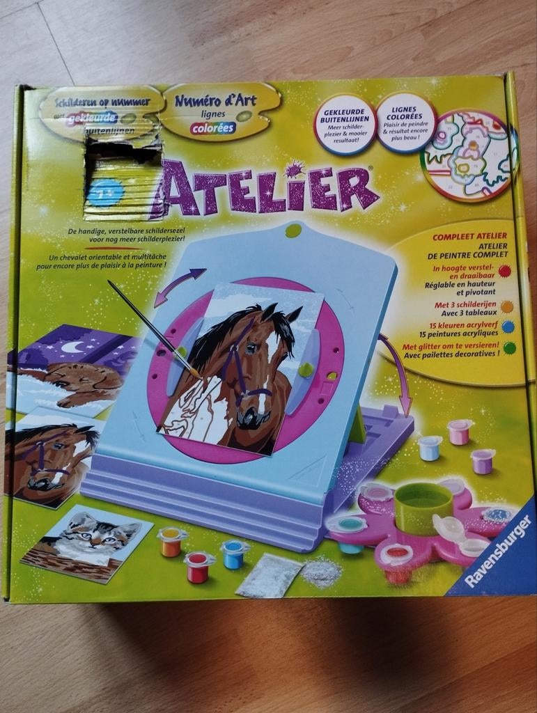 Teken atelier Ravensburger, Ophalen, Zo goed als nieuw