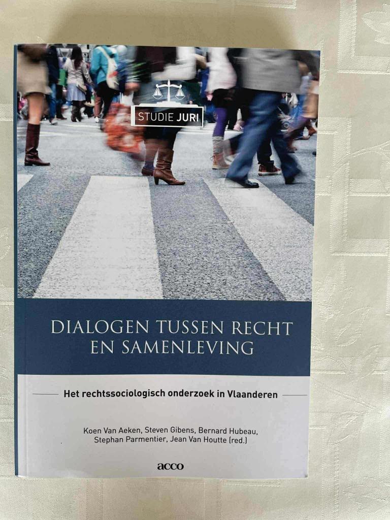 Dialogen tussen recht en samenleving Acco, Livres, Livres d'étude & Cours, Enlèvement