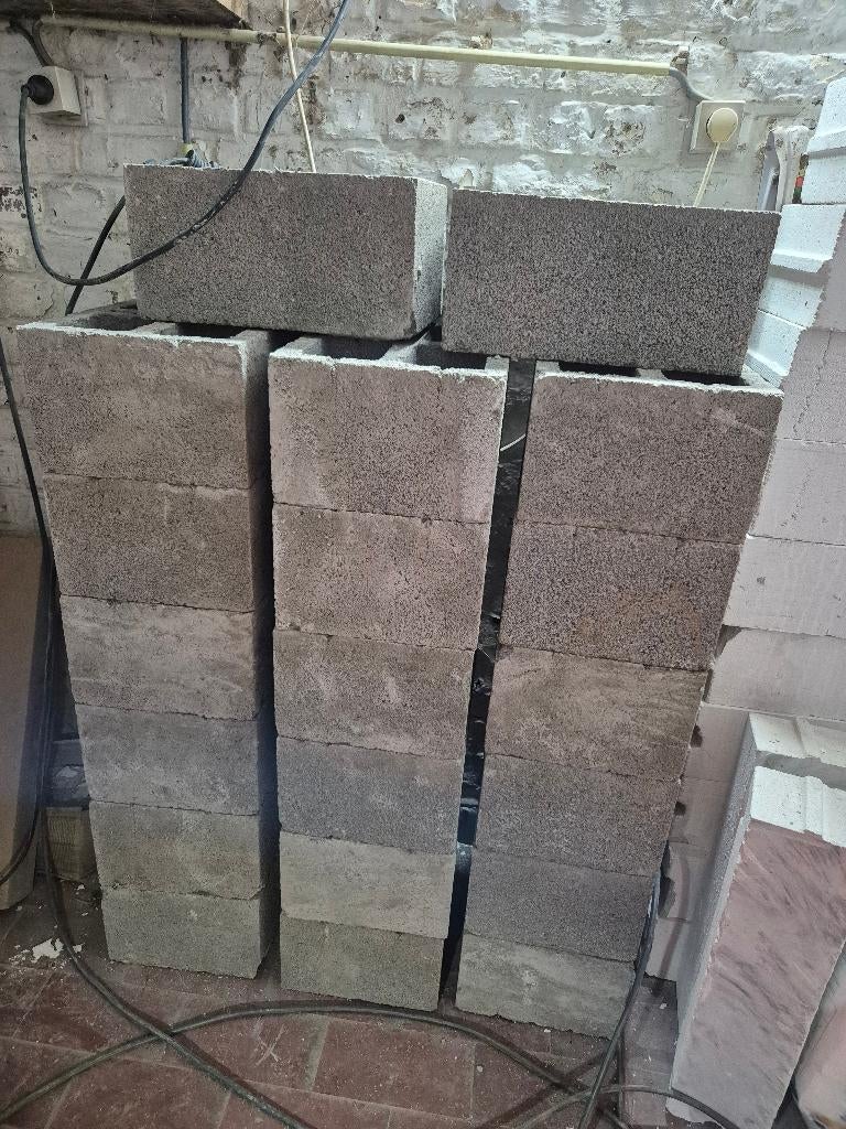 Bloc beton creux de 30 neuf, Bricolage & Construction, Briques, Enlèvement, Neuf, Béton