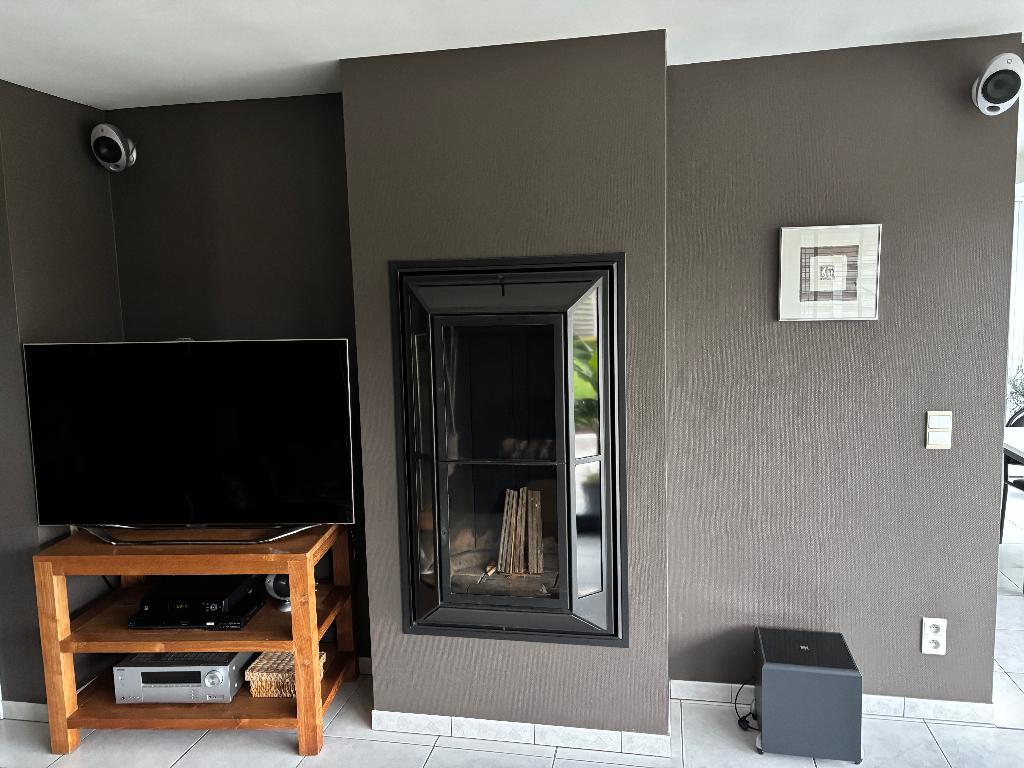 INBOUWHAARD DON-BAR, Enlèvement, Utilisé, Encastré, Cheminée au bois