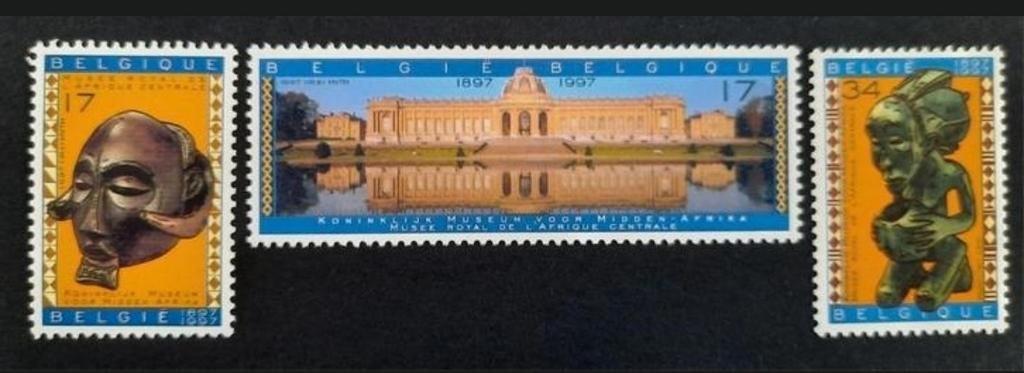 Belgique : COB 2727/29 ** Musée de l'Afrique centrale 1997., Sans timbre, Neuf, Enlèvement ou Envoi, Non oblitéré