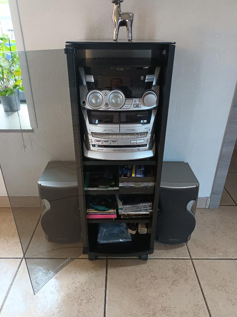 Chaine hi-fi kenwood, TV, Hi-fi & Vidéo, Autres marques, Micro chaîne, Comme neuf, Enlèvement
