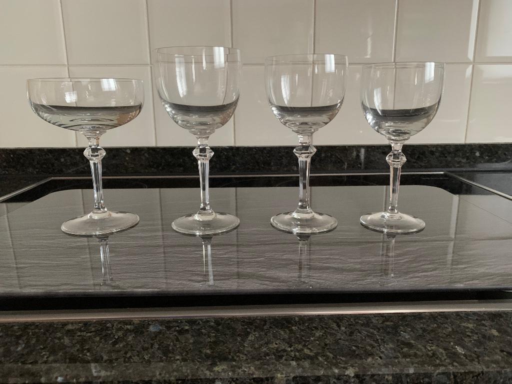Glasservies kristal, Ophalen, Zo goed als nieuw, Kristal, Glas of Glazen