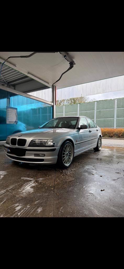 Bmw e46 318i, Auto's, BMW, Euro 2, Zwart, Particulier, Zilver of Grijs