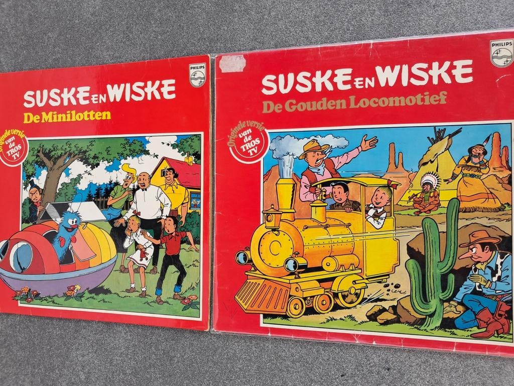 2 lp's Suske en Wiske, CD & DVD, Vinyles | Néerlandophone, Enlèvement ou Envoi, Utilisé, 12 pouces, Bande Originale ou Comédie musicale