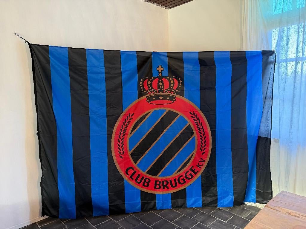 Vlag Club Brugge 2x3m, Verzamelen, Ophalen of Verzenden, Zo goed als nieuw, Overige typen