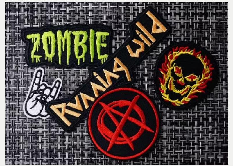Band patches set rock / punk / metal 50 stuks mixed, Ophalen of Verzenden, Nieuw