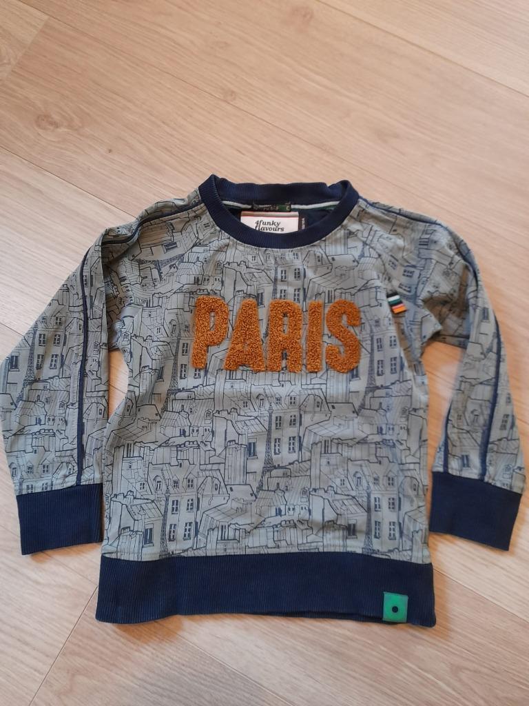 Trui jongen 4 Funky Flavours maat 98-104, Garçon, Enlèvement ou Envoi, Pull ou Veste, Utilisé