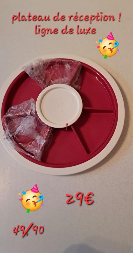 plateau réception tupperware, Maison & Meubles, Cuisine| Tupperware, Neuf, Envoi