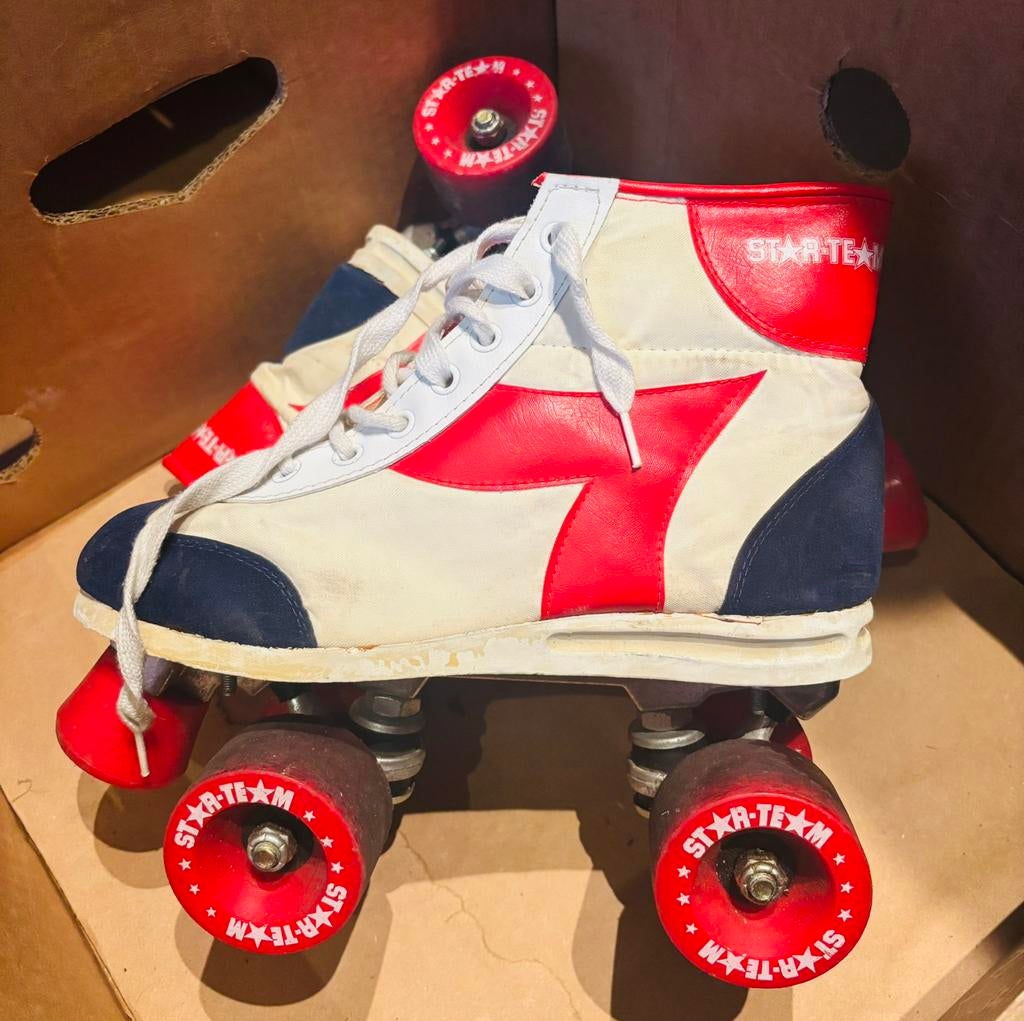 Vintage rolschaatsen Star Team, Antiek en Kunst, Ophalen of Verzenden