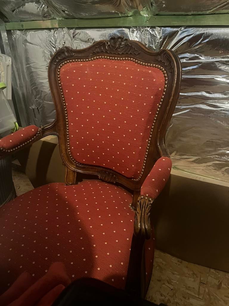 Fauteuil vintage style Louis XV, Ophalen