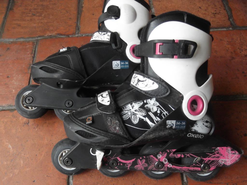 rolschaatsen 34 patins à roulettes, Envoi, Utilisé, Enfants