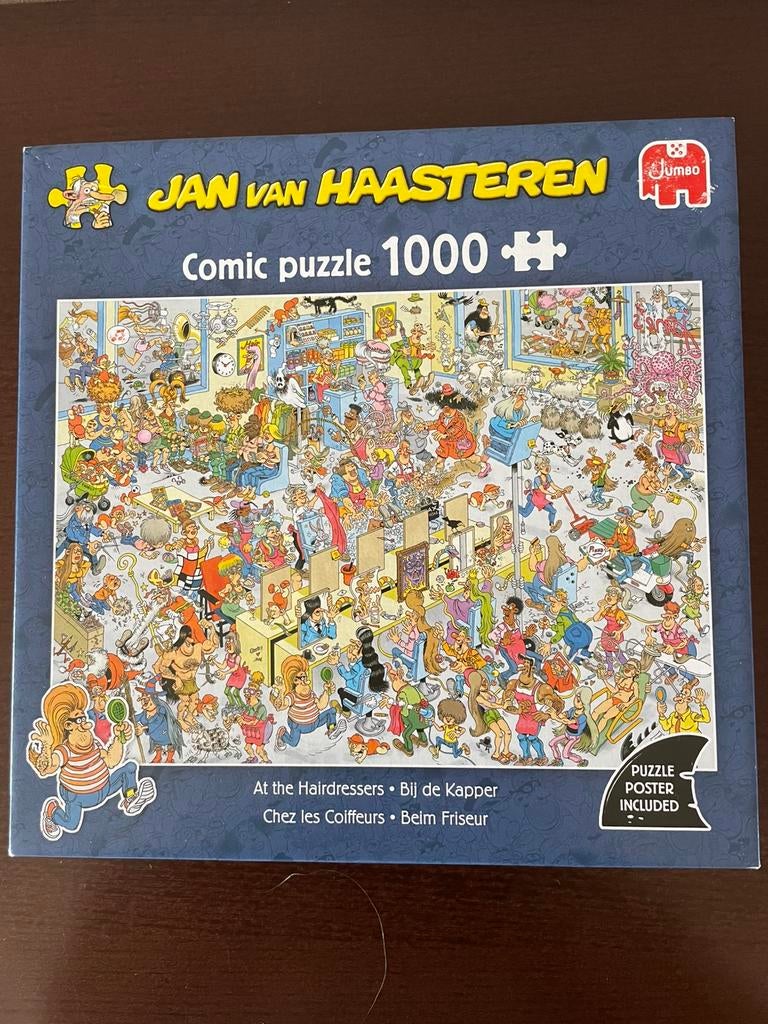 NIEUW ! Van Haasteren puzzel - Bij de kapper - opgeopend, Ophalen, Nieuw