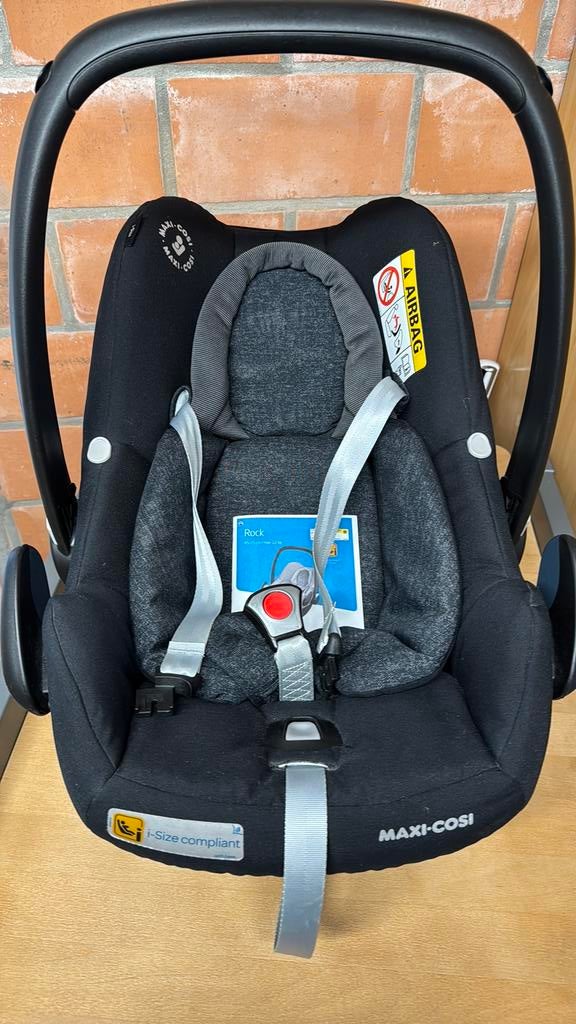 Maxi-cosi Rock 45-75cm 12kg zwart, Mode veille, Autres méthodes, Comme neuf, Enlèvement