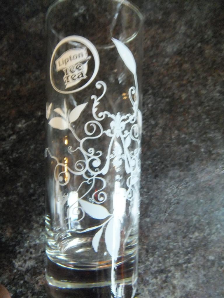 lipton glazen,ice tea, Enlèvement ou Envoi, Comme neuf, Verre à soda