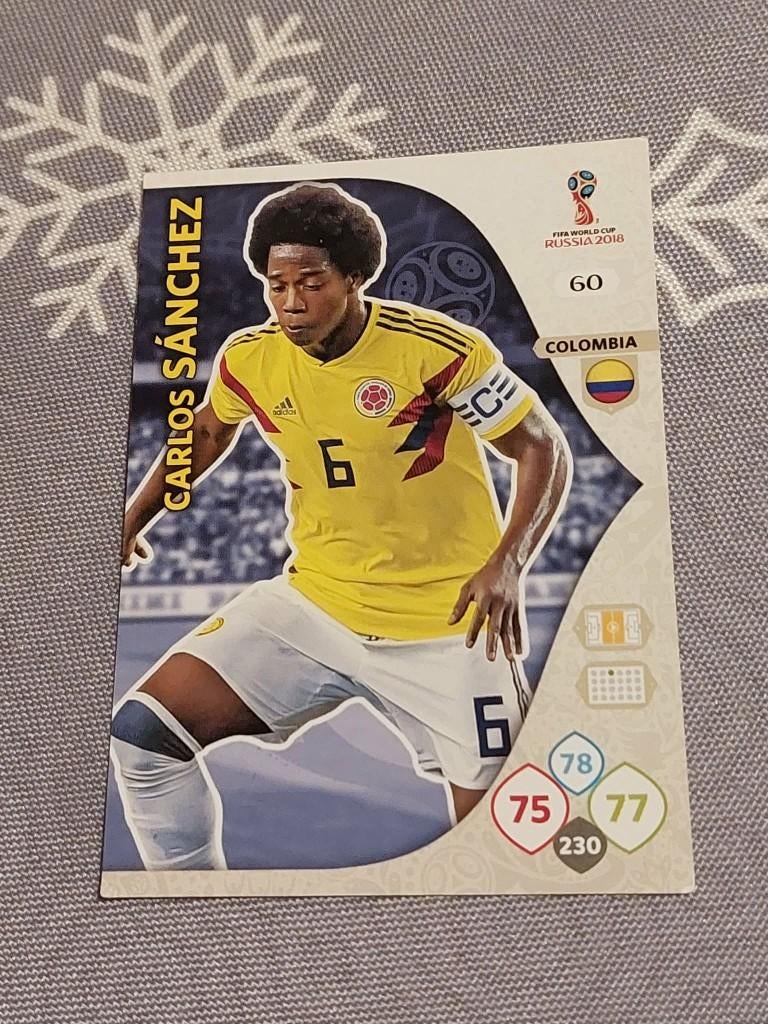 Voetbalkaart / Panini / Carlos Sanchez / Colombia / WK 2018, Envoi, Comme neuf, Cartes de joueur