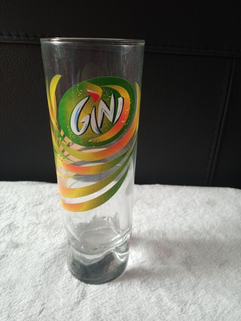 Verre Gini long drink neuf, Collections, Enlèvement, Neuf