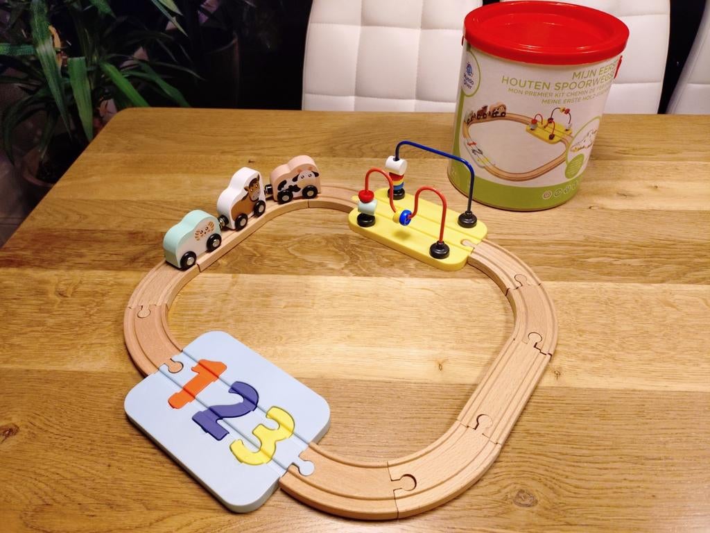 Houten trein, Ophalen, Zo goed als nieuw