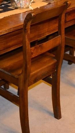 Eiken stoelen, Huis en Inrichting, Stoelen, Ophalen, Zo goed als nieuw, Bruin, Hout