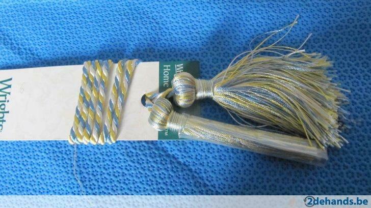 2x kwastje kwastjes floche houppe gland tassel a110, Enlèvement ou Envoi, Neuf