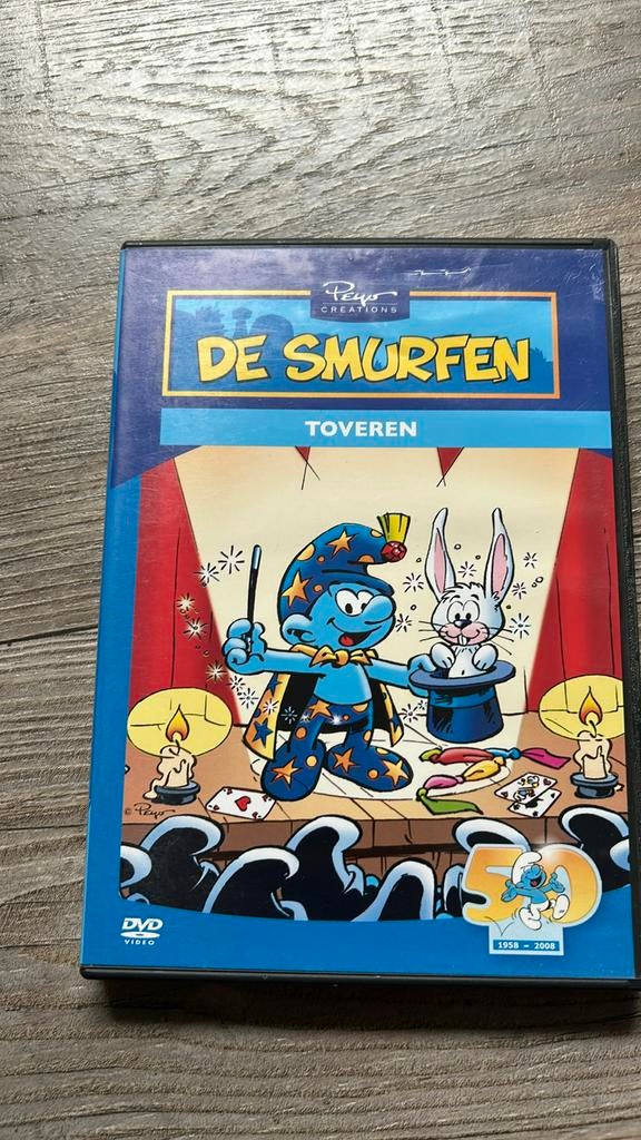 Dvd smurfen ‘toveren’, Ophalen, Europees, Gebruikt, Tekenfilm