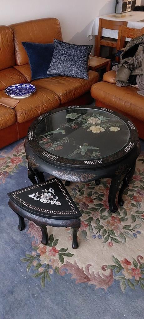 Chinese salontafel, Ophalen