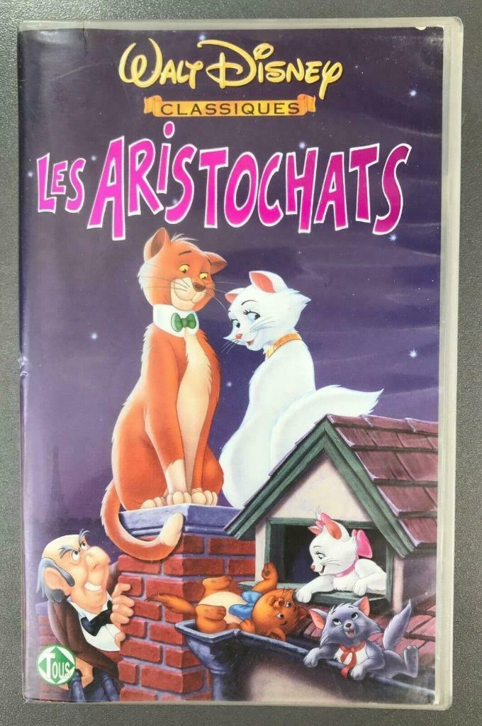 VHS " Les Aristochats ".., Tous les âges, Enlèvement ou Envoi, Utilisé, Dessin animé