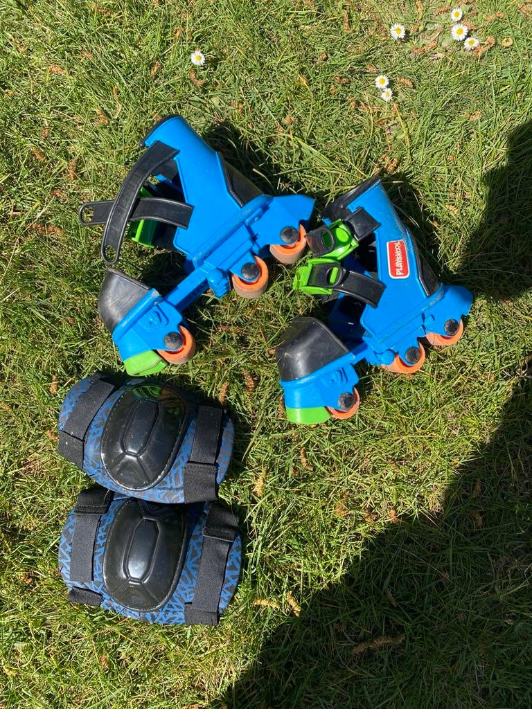 Skeelers voor kinderen, kniebeschermers., Sport en Fitness, Skeelers, Ophalen