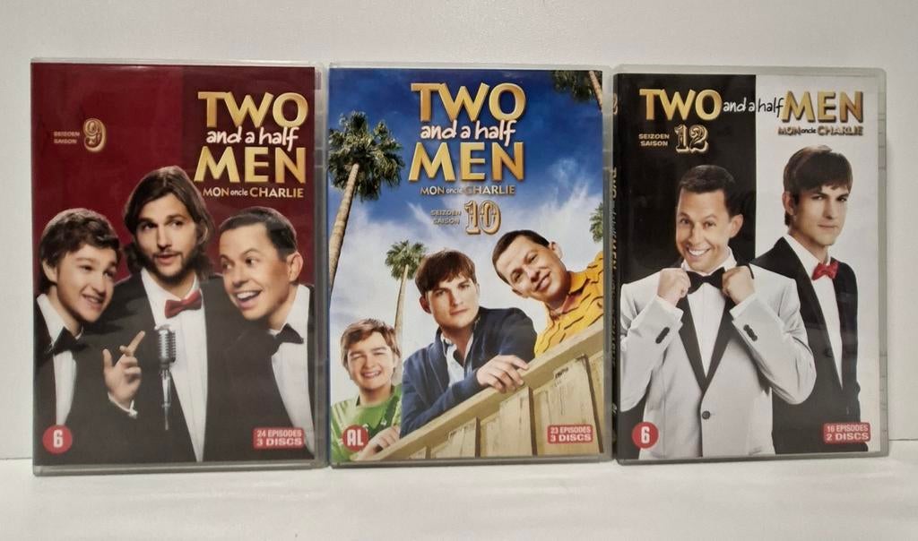 Two and a Half Men seizoen 9+10+12 (Ashton Kutcher), Ophalen of Verzenden