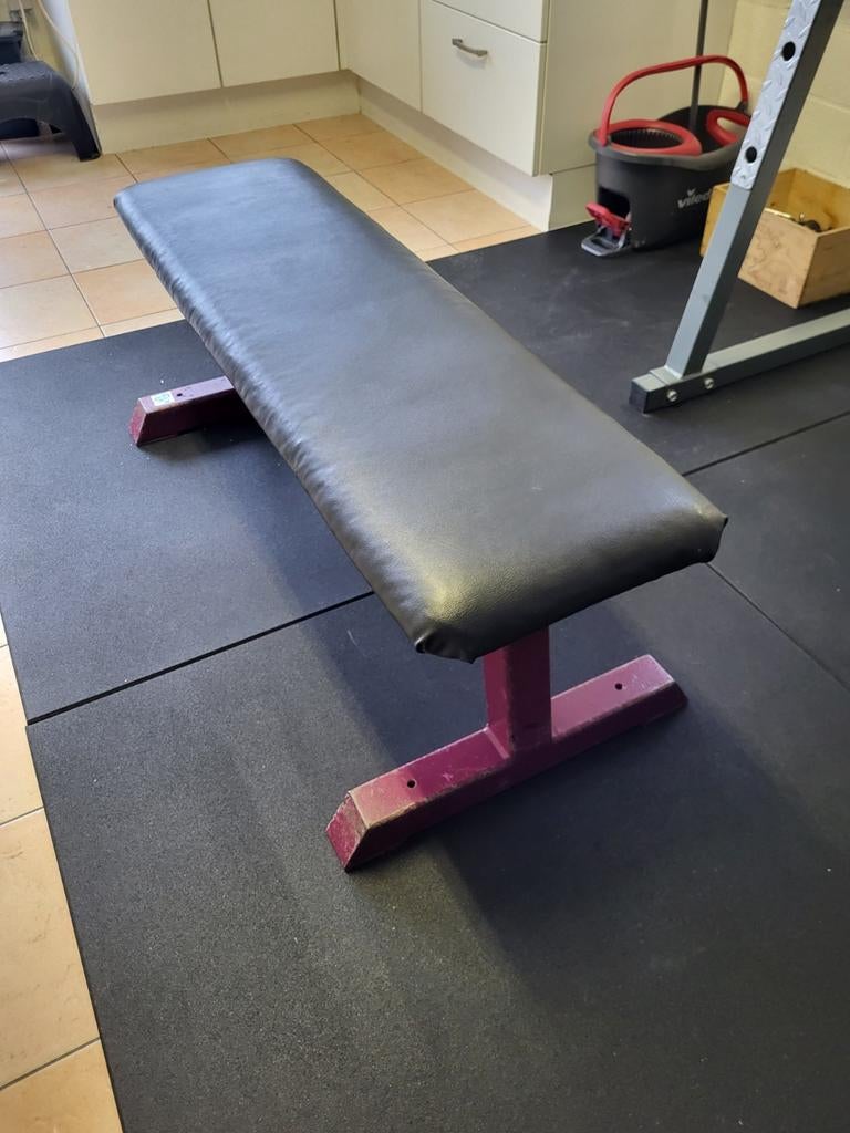 Gym80 professionele flat bench – zwaar & stabiel, Enlèvement