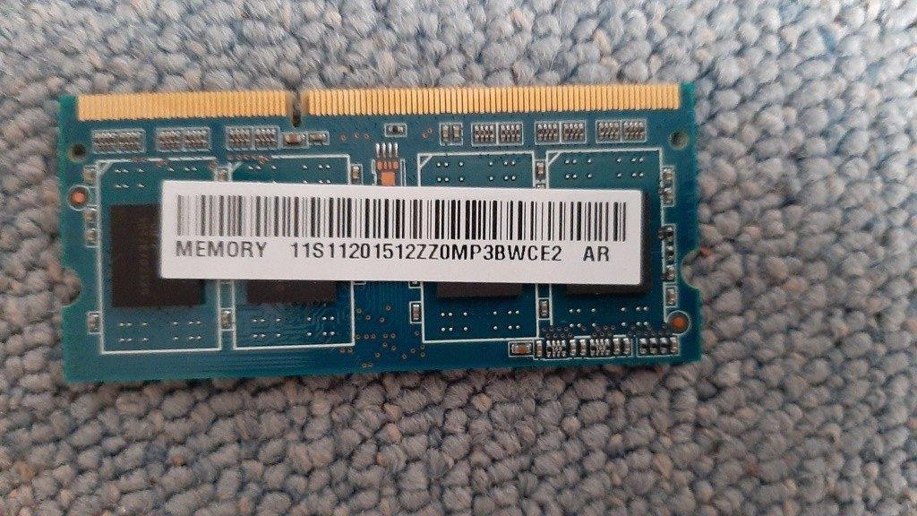 4 Gb DDR3 geheugen voor Laptop, DDR3, Ophalen of Verzenden, Zo goed als nieuw, Laptop