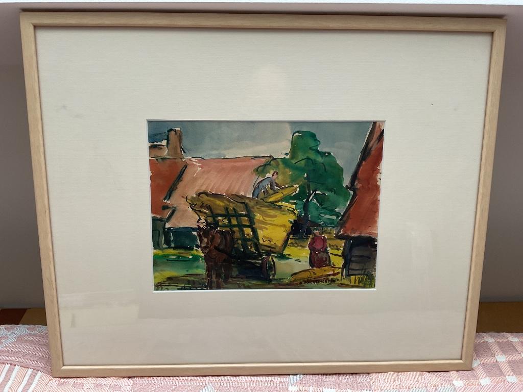 Schilderij van Karel Verschooten, Ophalen