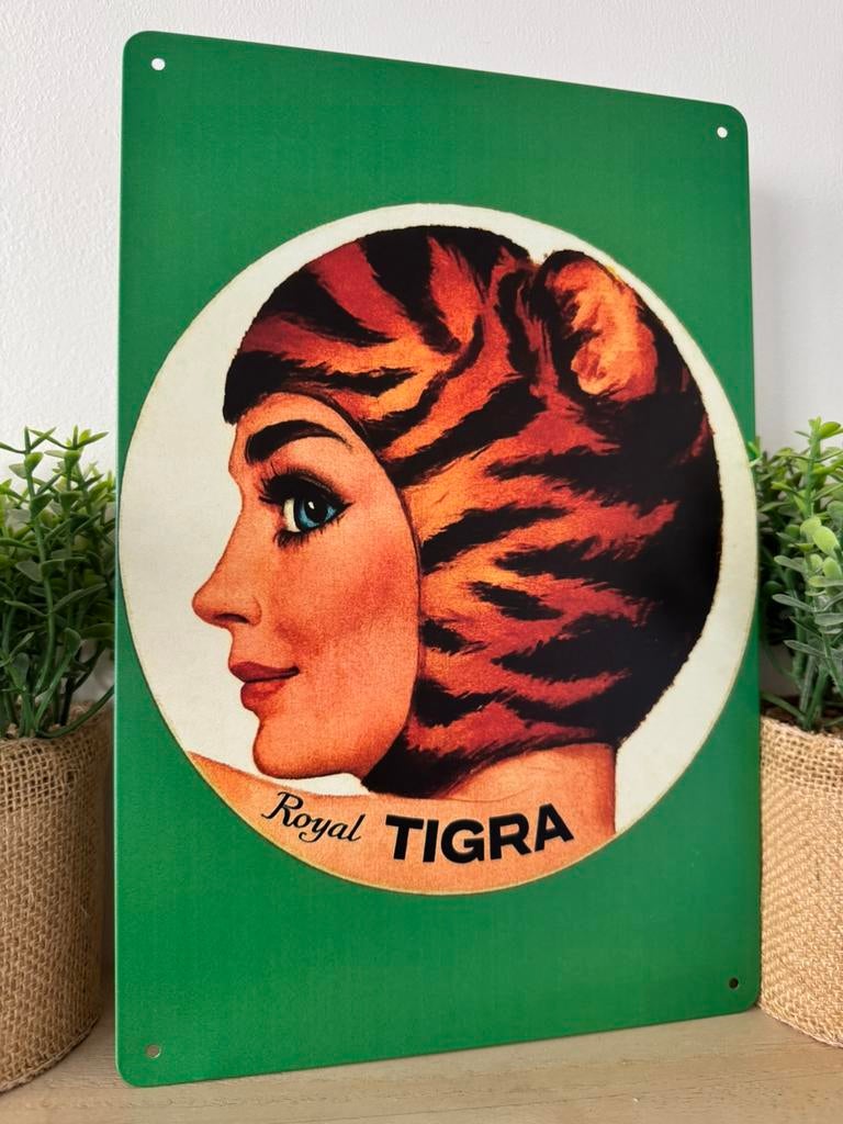 Panneau d'affichage en métal Tigra, Enlèvement ou Envoi, Neuf, Panneau publicitaire