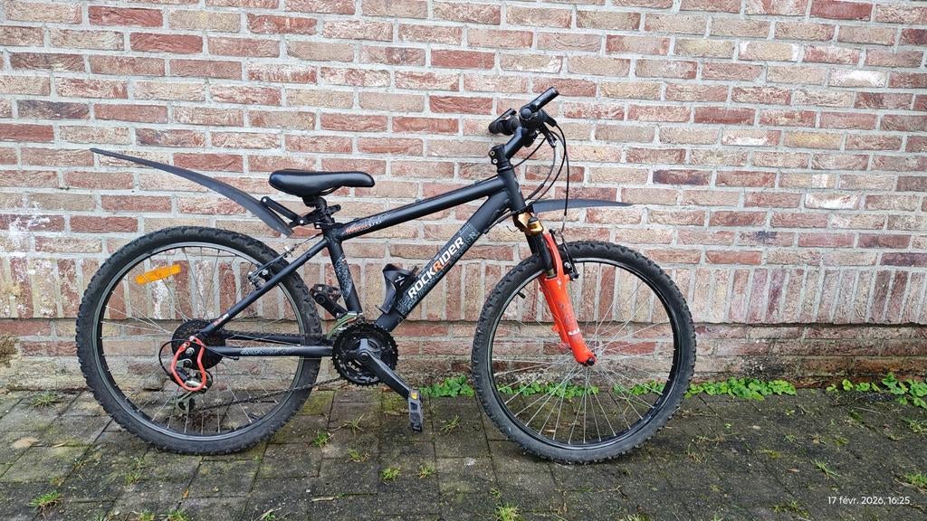 Rockrider Fivetwo Jr 24' fiets, Ophalen, Vering