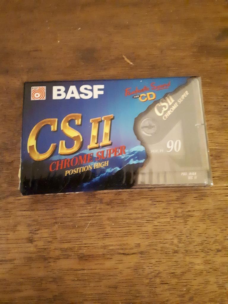Nieuw Basf CS II 90min cassette saled, Cd's en Dvd's, Cassettebandjes, Ophalen of Verzenden, Zo goed als nieuw, 1 bandje