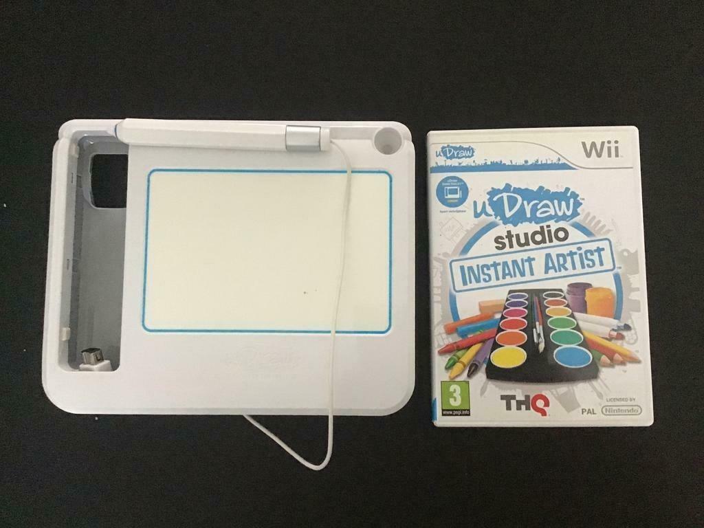 Nintendo wii - u draw studio instant artist compleet in doos, Ophalen, Gebruikt