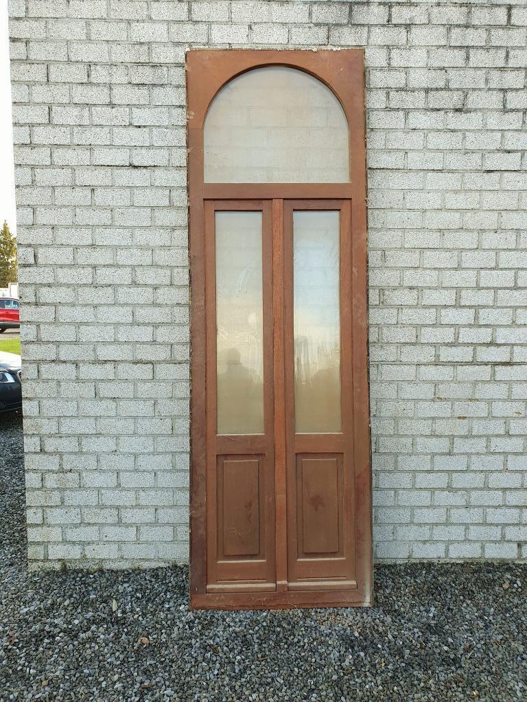 porte entrée en bois, Bricolage & Construction, Neuf, 75 à 150 cm, Enlèvement, Vitre comprise