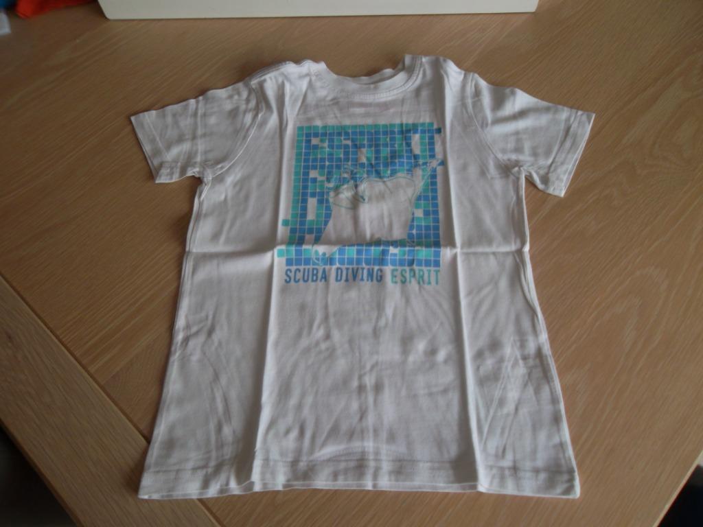 T-shirt Esprit 116-122, Kinderen en Baby's, Kinderkleding | Maat 116, Gebruikt, Jongen of Meisje, Shirt of Longsleeve, Ophalen of Verzenden
