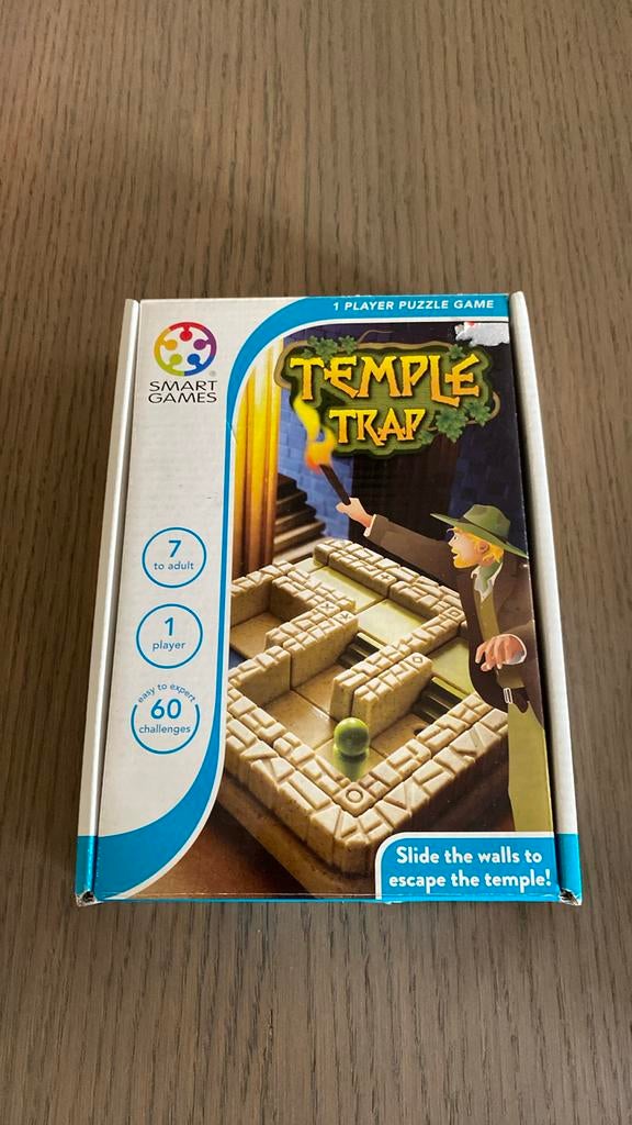 Smart Games Temple Trap, Hobby en Vrije tijd, Een of twee spelers, Ophalen of Verzenden, Zo goed als nieuw, Smart Games