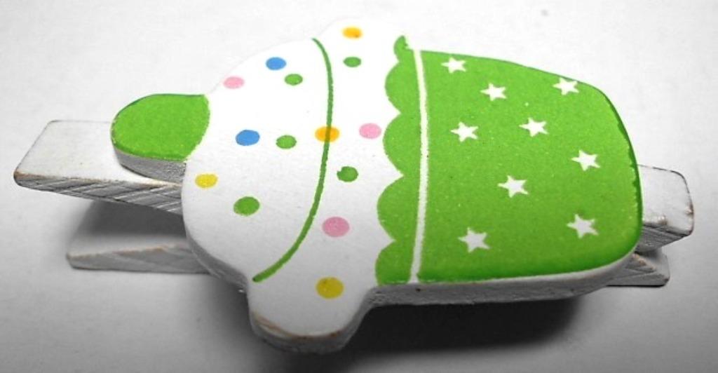 Bedankje - Cupcake groen wasknijper - 36 stuks voor 15€, Ophalen, Nieuw, Kraamcadeau