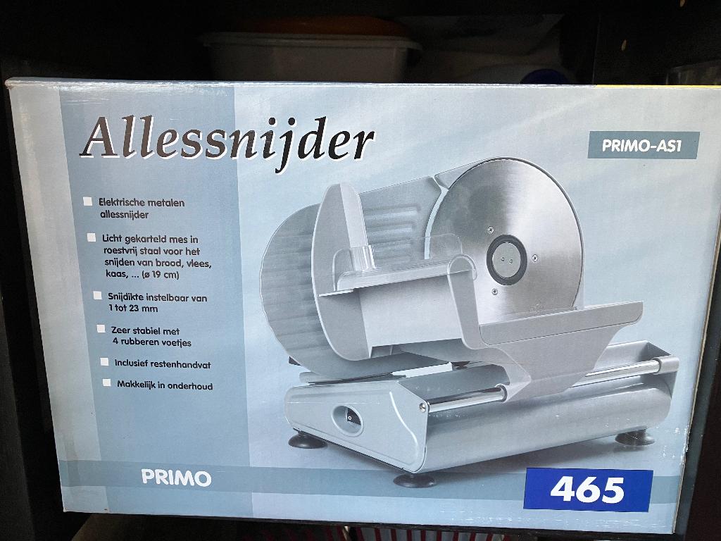 Allessnijder Primo 465, Ophalen