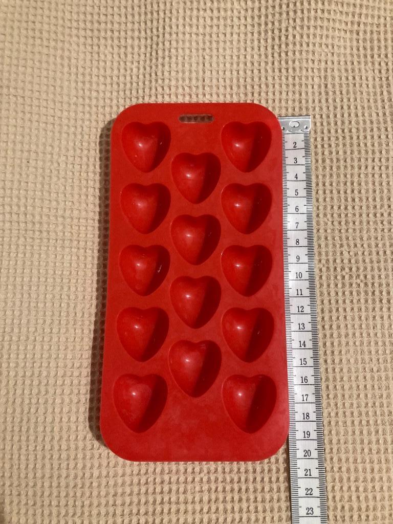 Amour saint Valentin coeur Forme de glaçon Silicone rouges, Enlèvement ou Envoi, Neuf