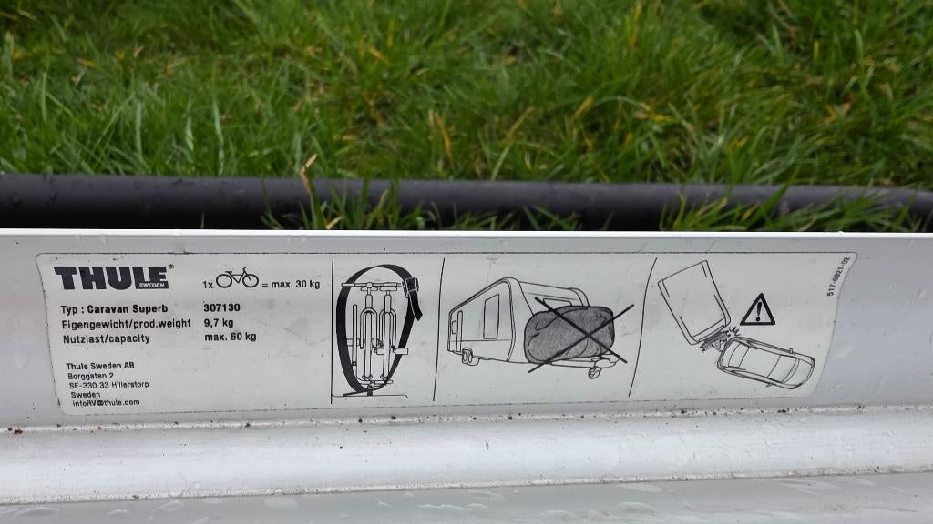 Thule fietsendrager, Caravans en Kamperen, Particulier