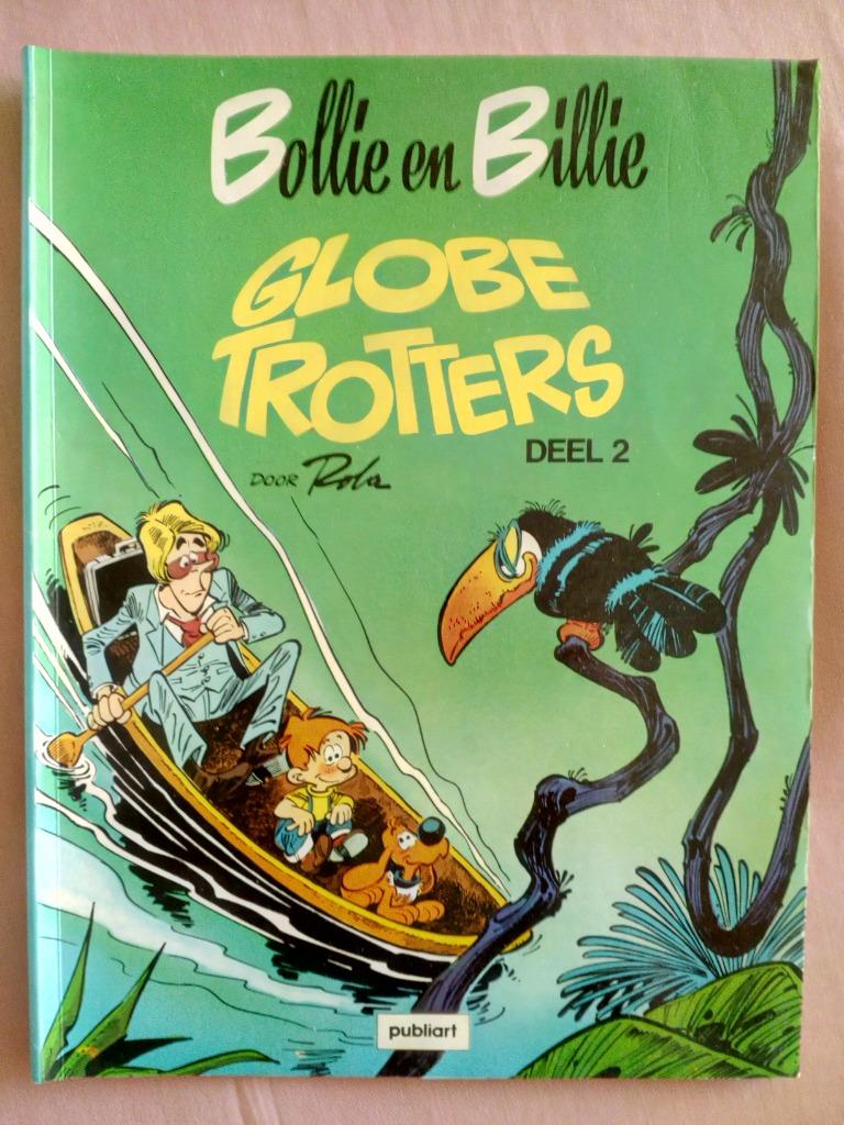 Bollie & Billie - Globe Trotters - Deel 2, Gelezen, Eén stripboek, Ophalen of Verzenden, Roba